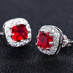 GORGEOUS Garnet Earrings